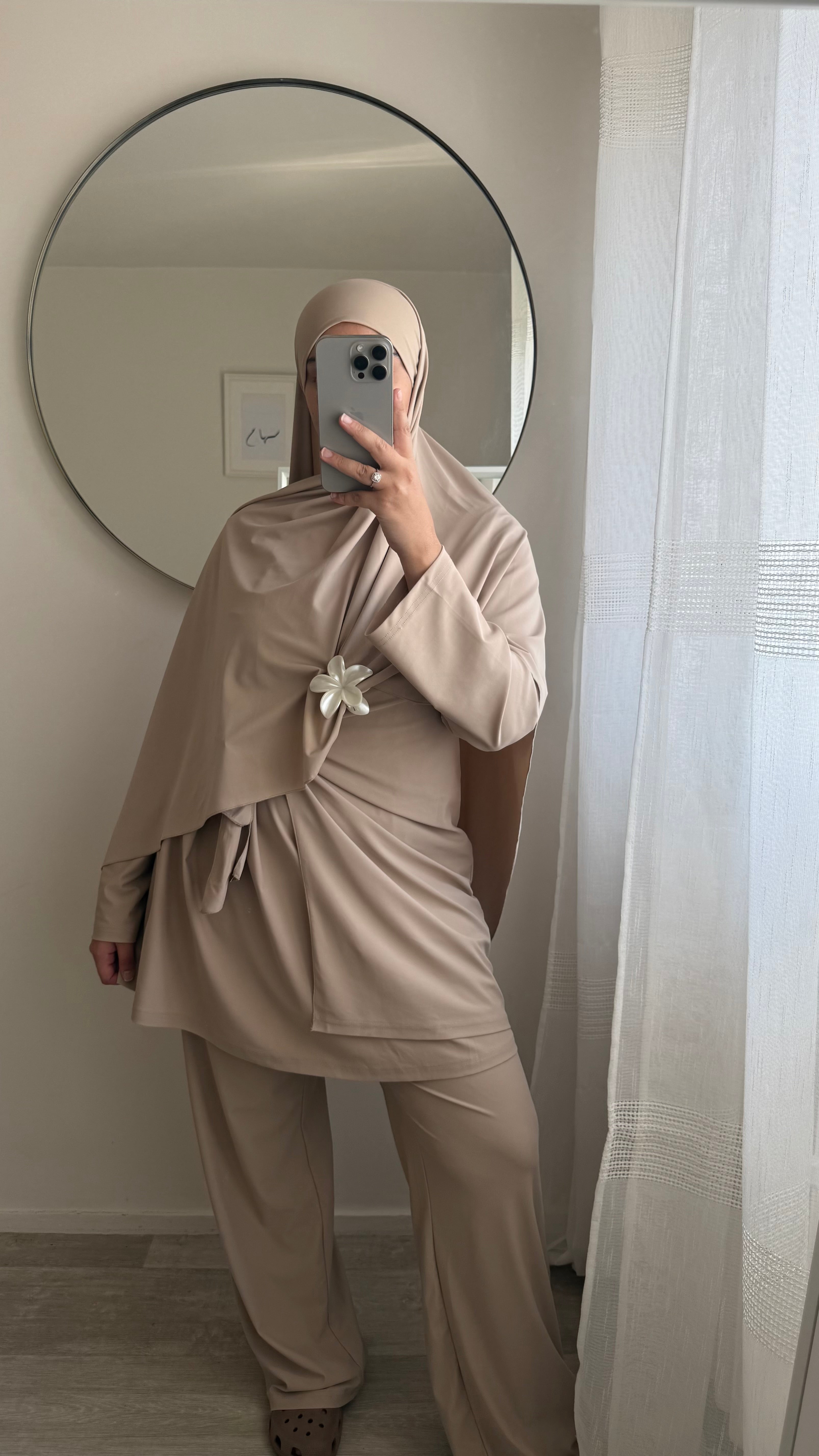 BURKINI DE 3 PIEZAS BEIGE