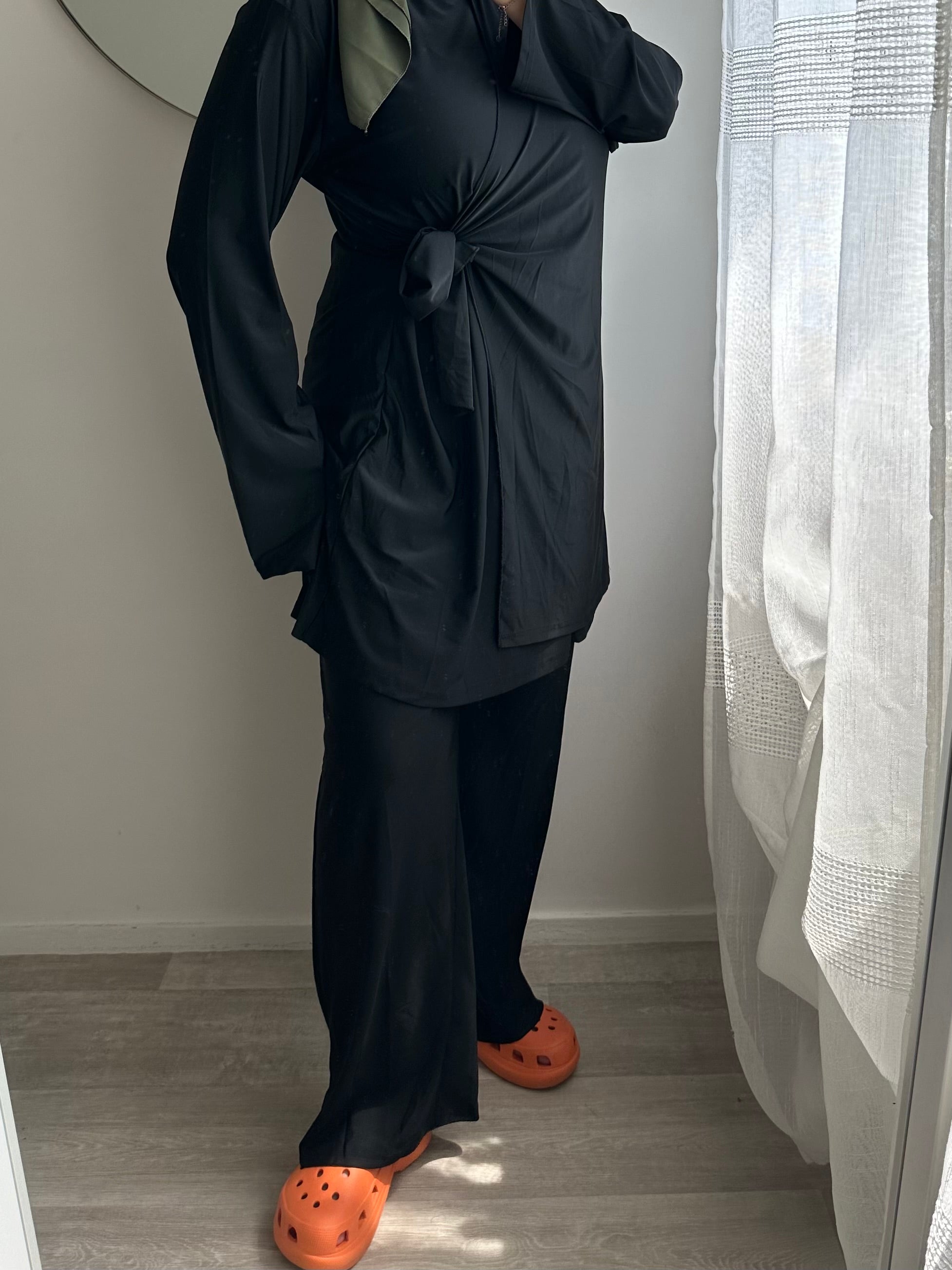 BURKINI NEGRO DE 3 PIEZAS