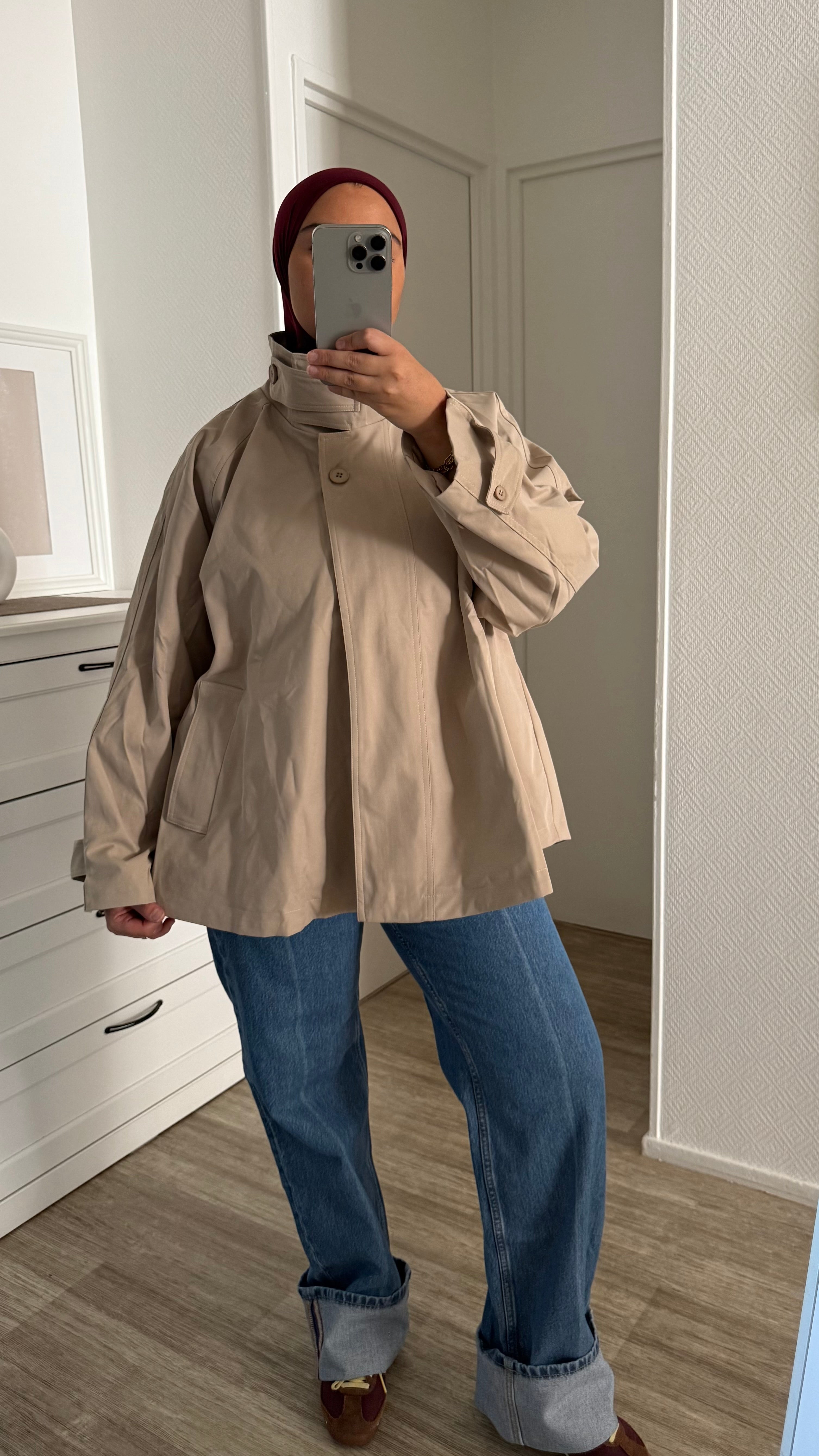 VESTE TRENCH BEIGE