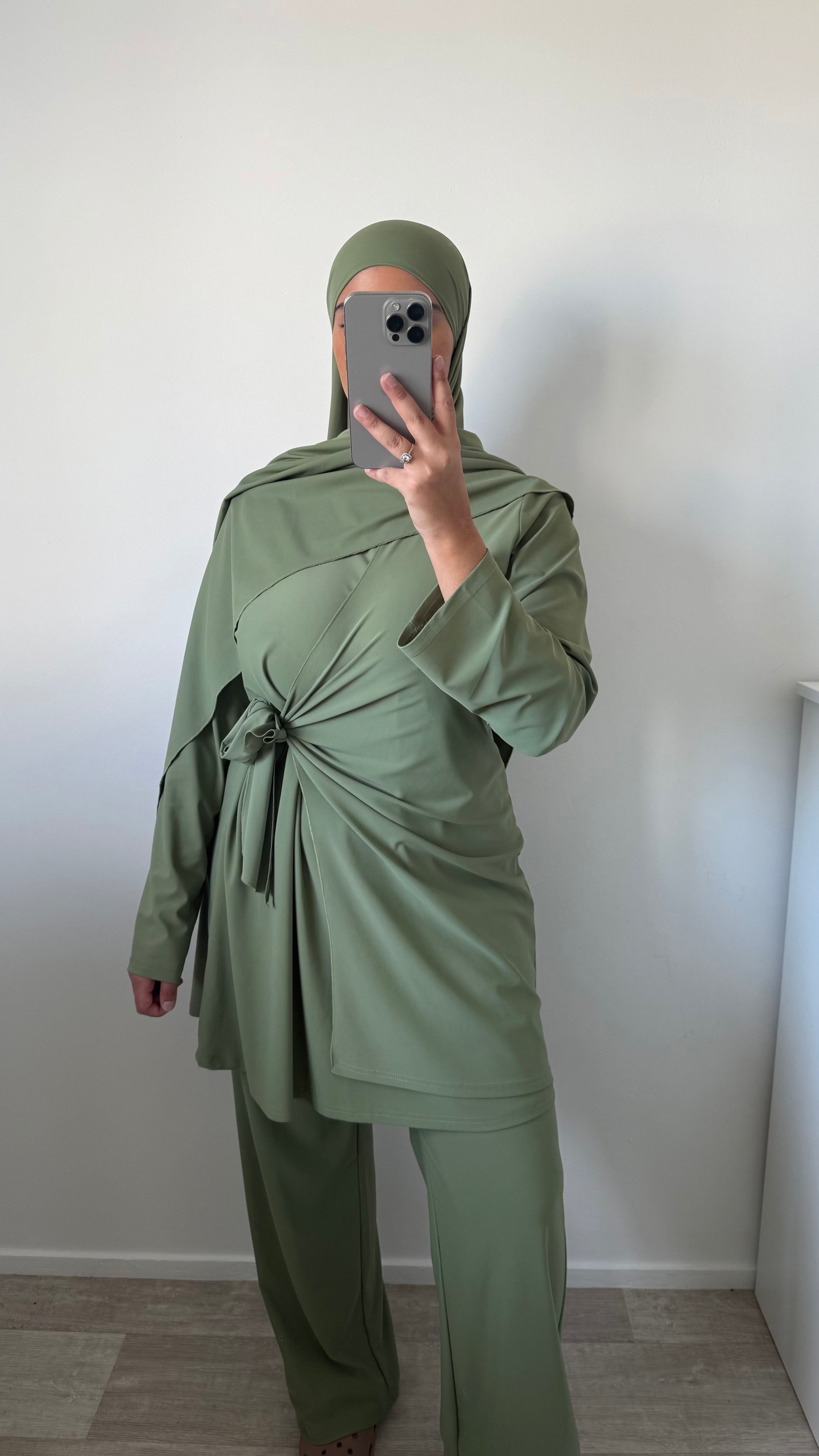 3-PIECE SEA GREEN BURKINI