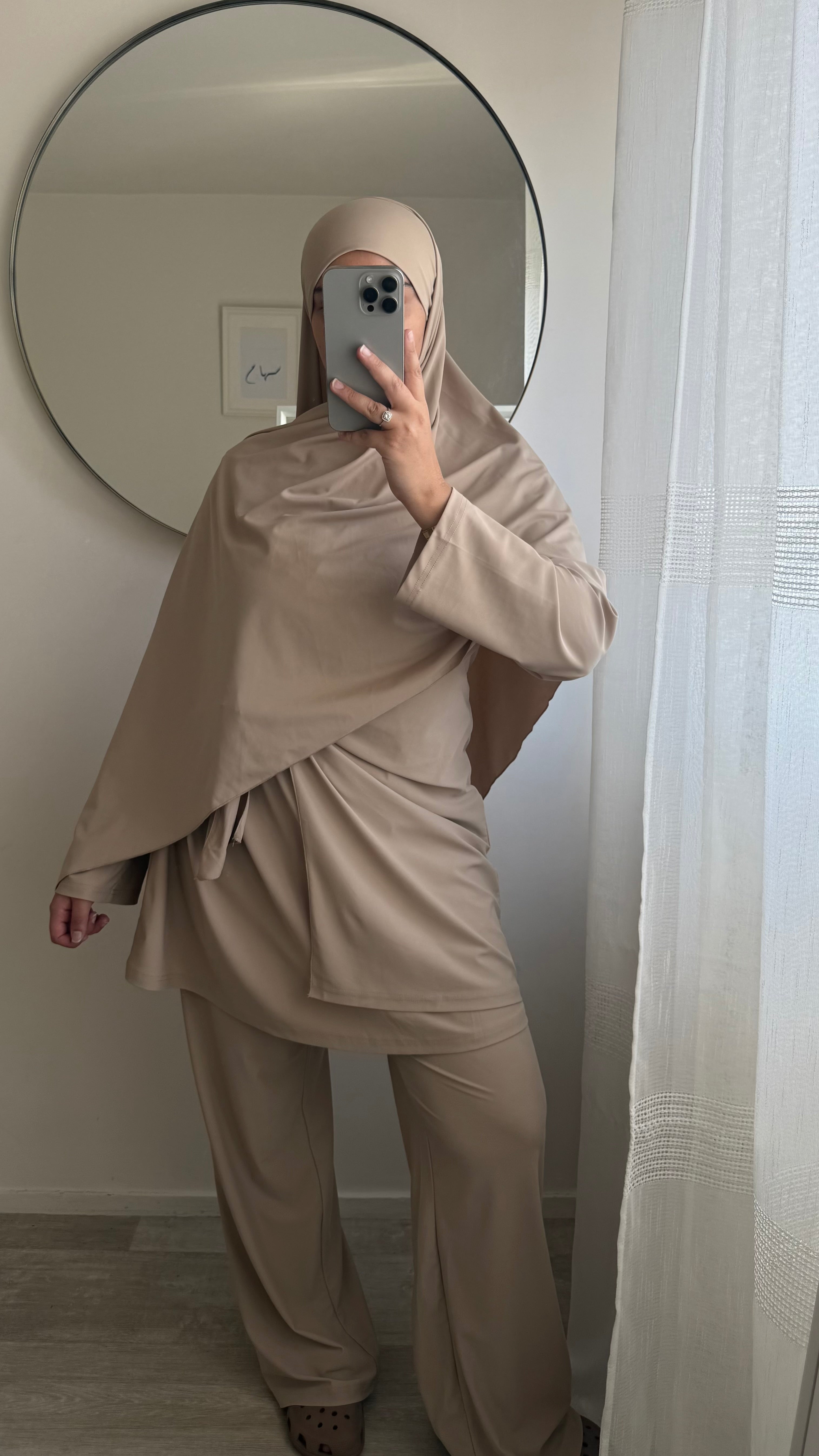 BURKINI DE 3 PIEZAS BEIGE