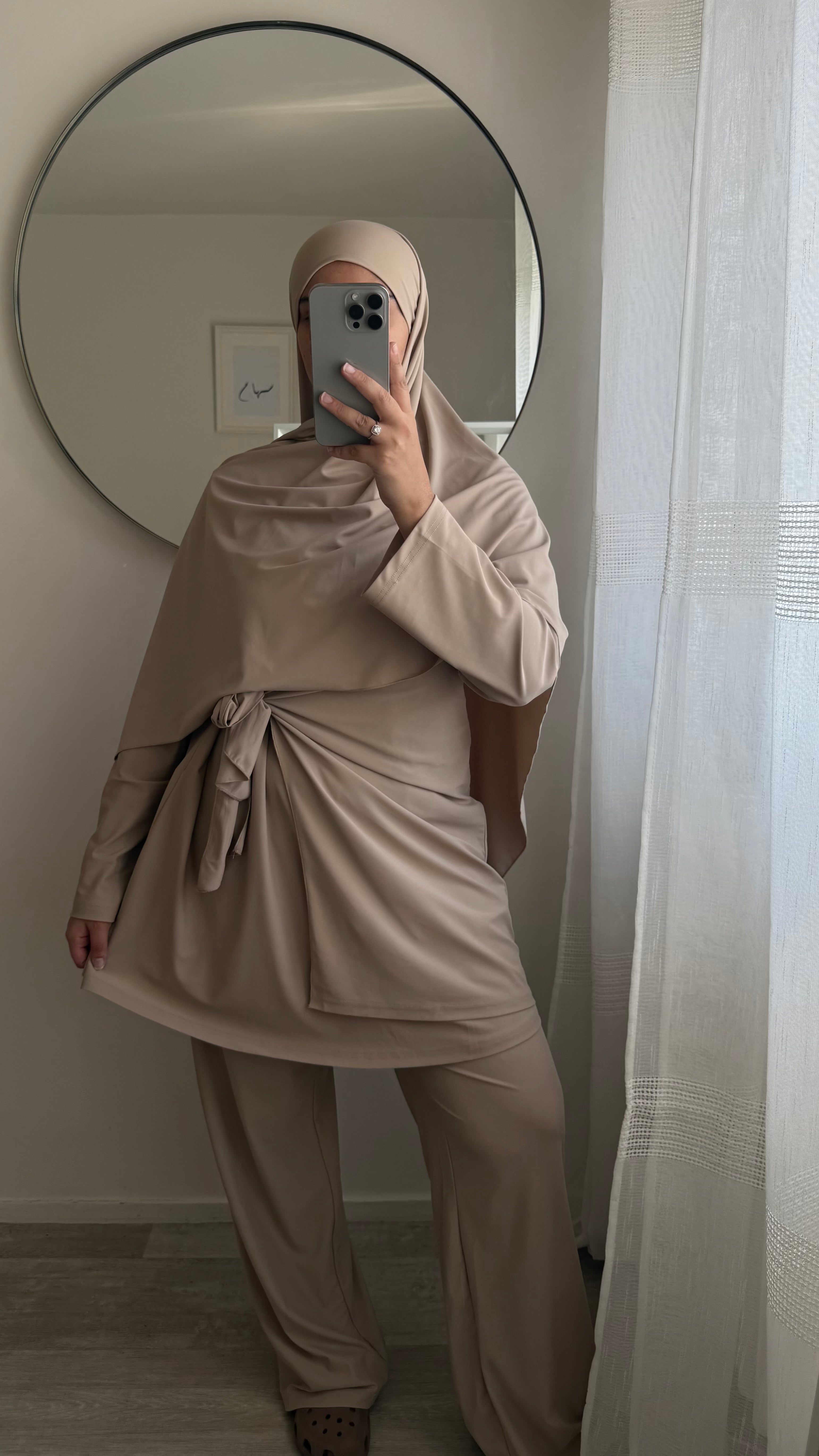 BURKINI DE 3 PIEZAS BEIGE