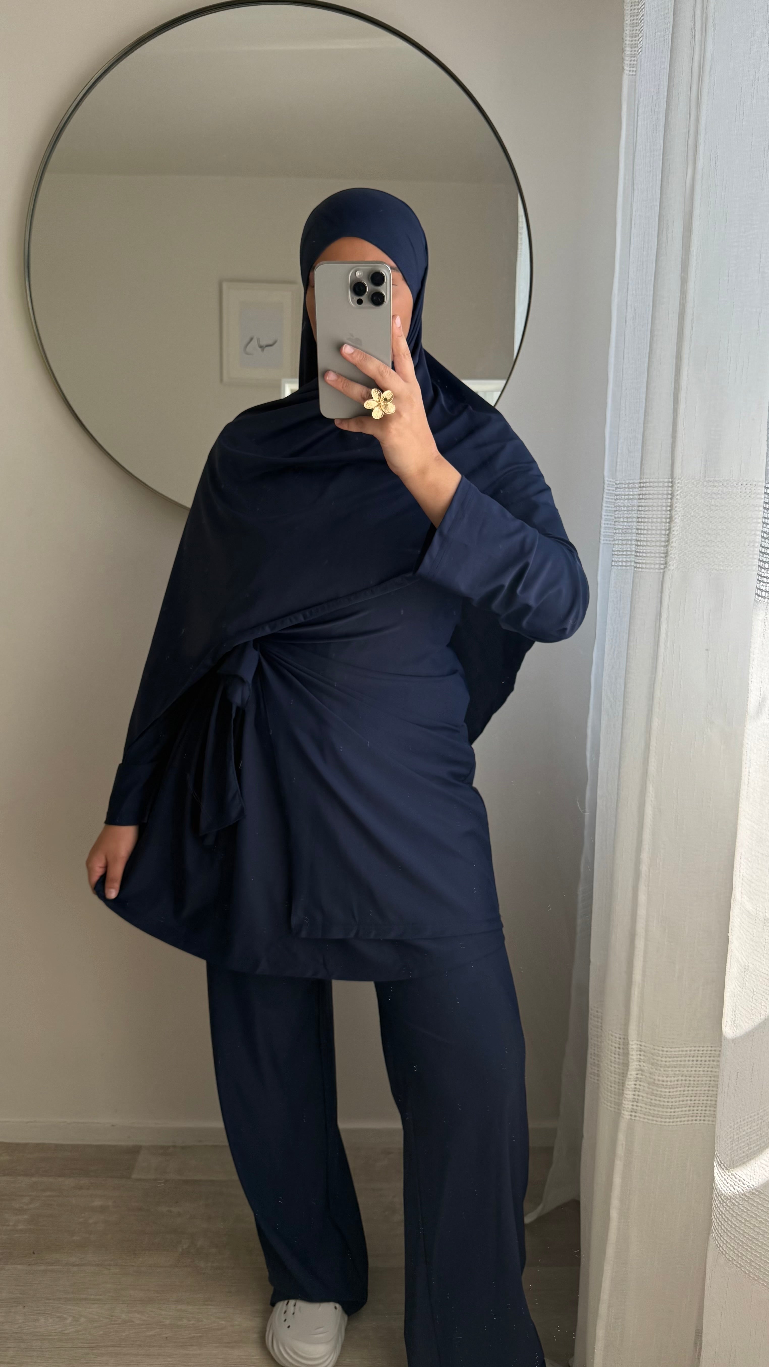 BURKINI 3 PIÈCES BLEU MARINE