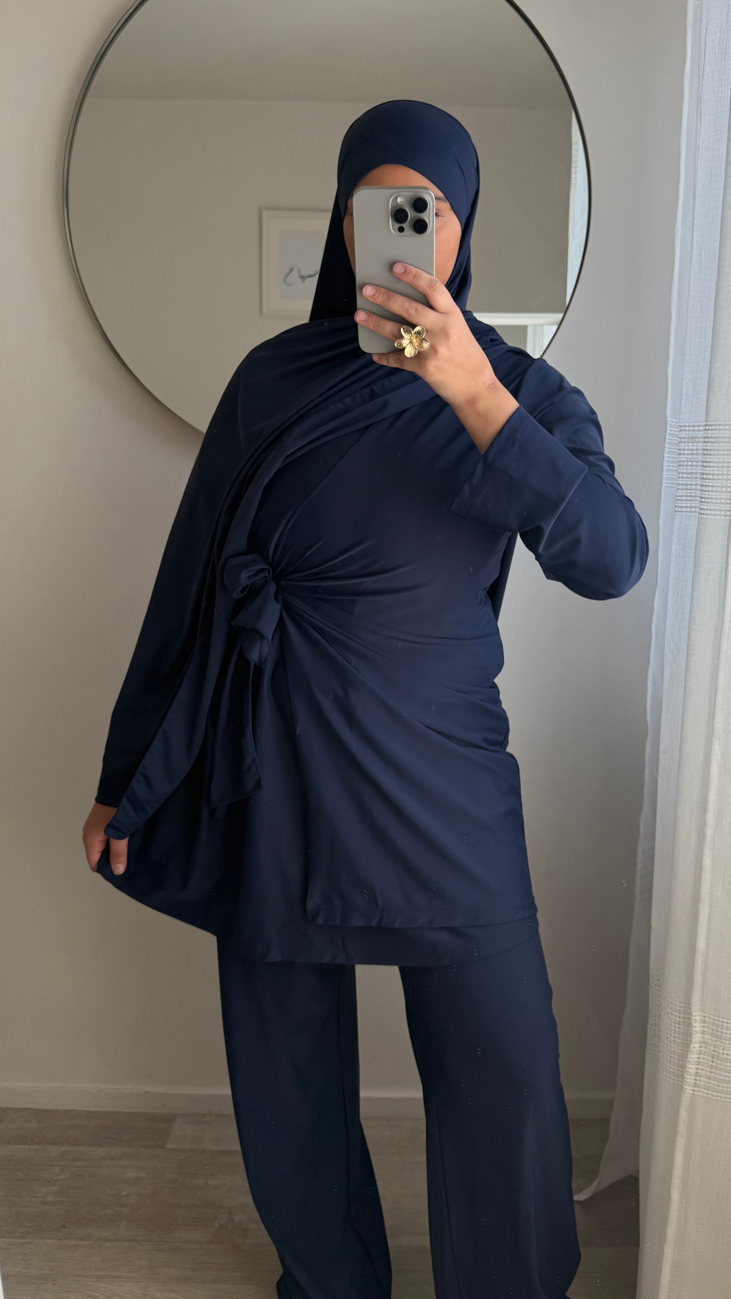 BURKINI 3 PIÈCES BLEU MARINE