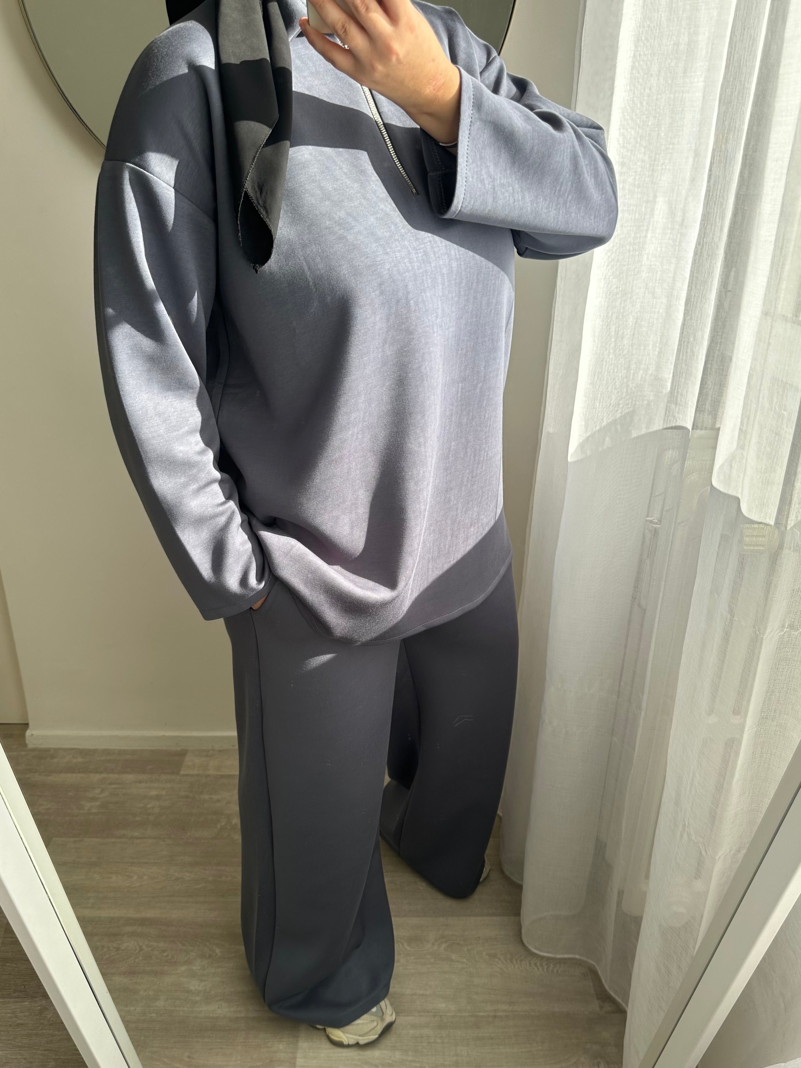 ENSEMBLE CASUAL GRIS