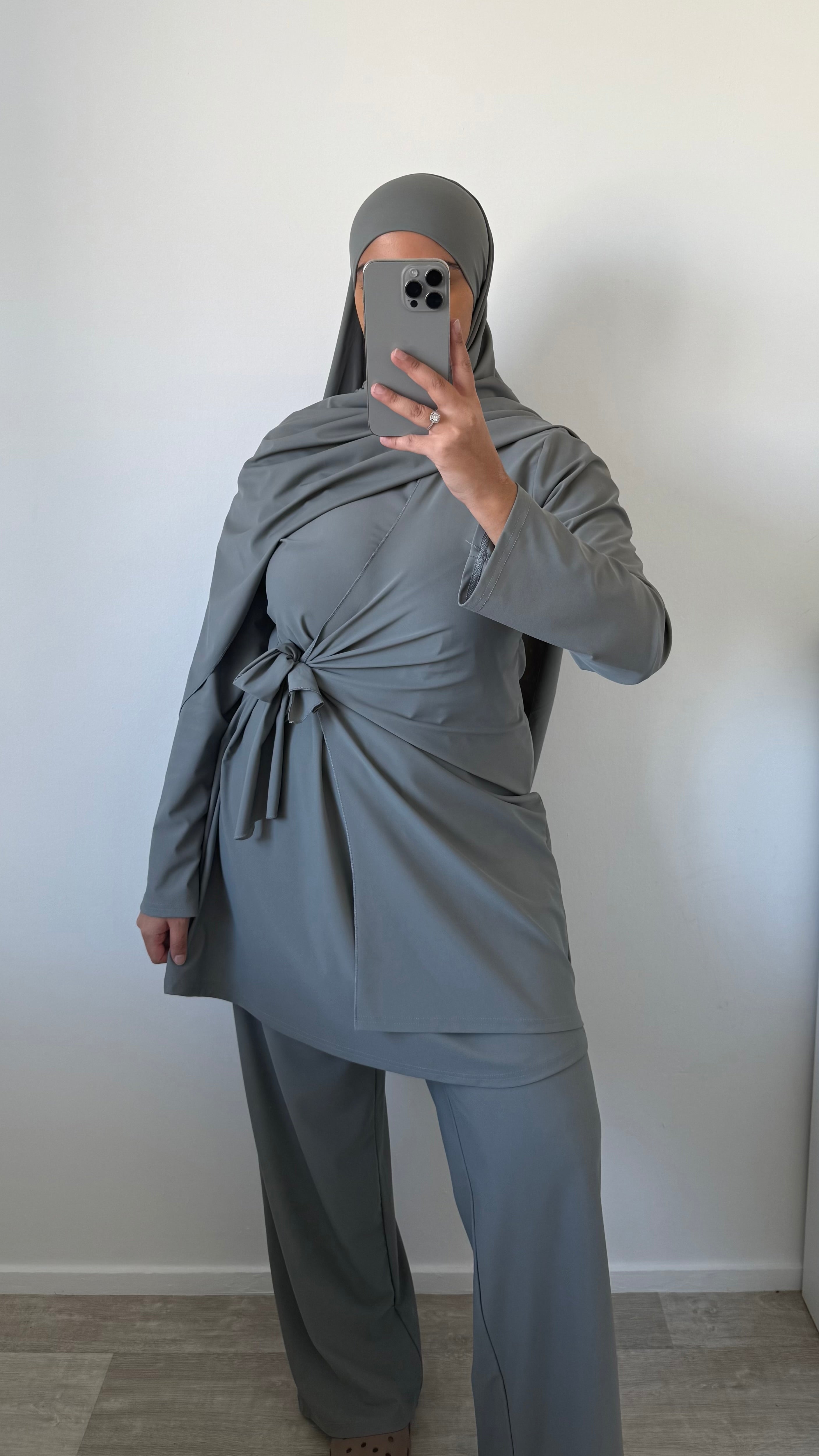 BURKINI 3 PIÈCES GRIS