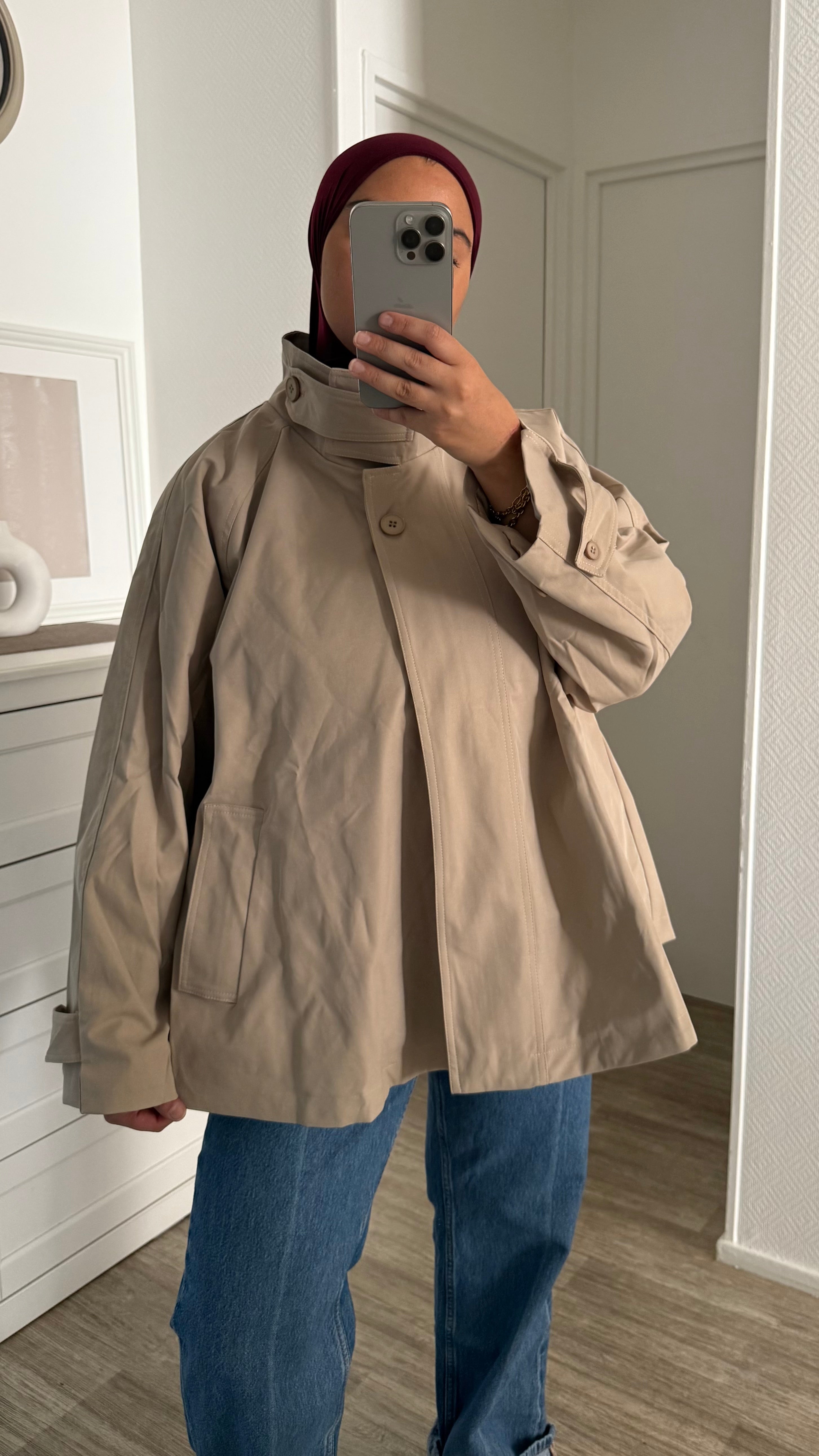 VESTE TRENCH BEIGE