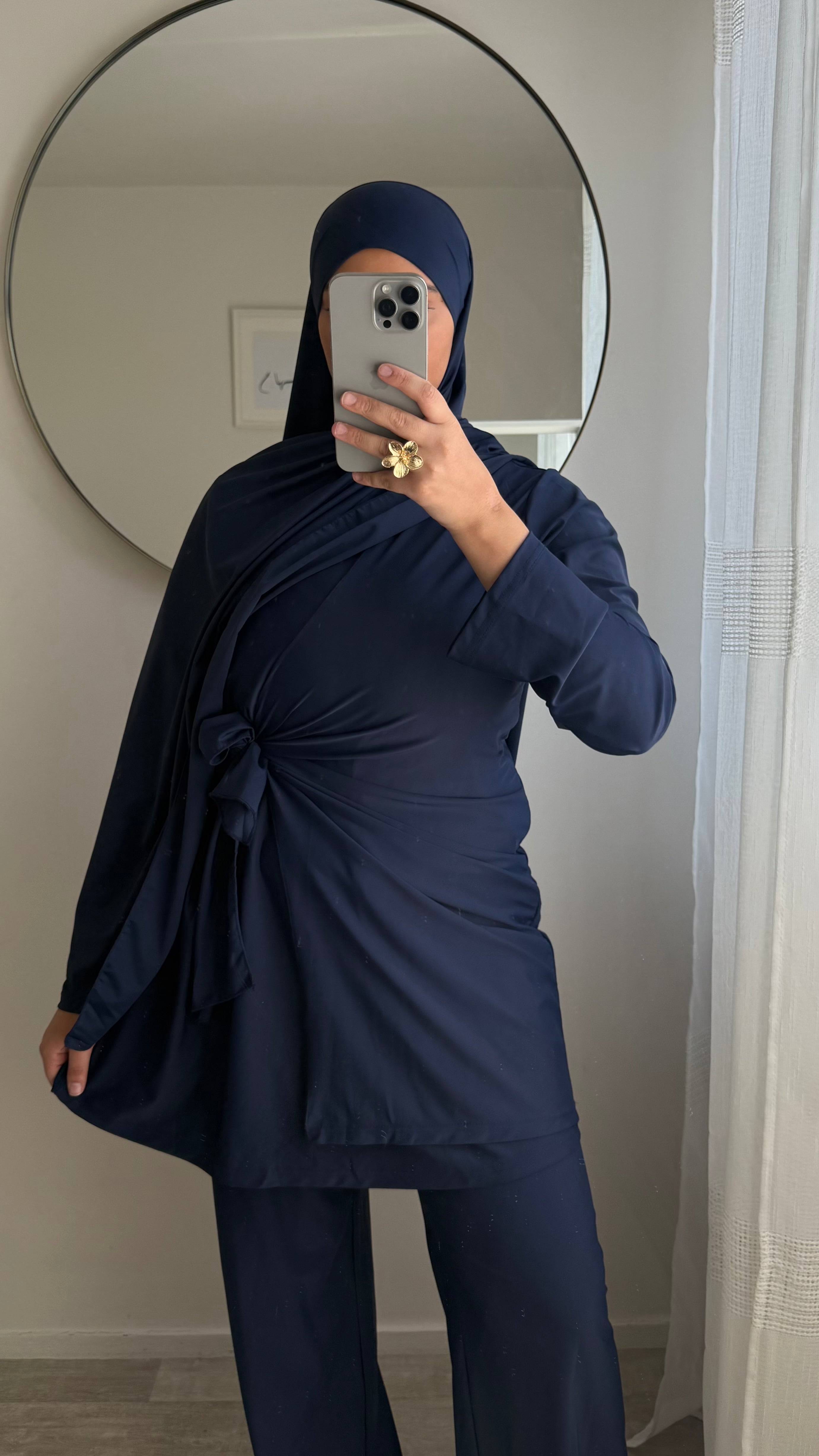 BURKINI 3 PIÈCES BLEU MARINE