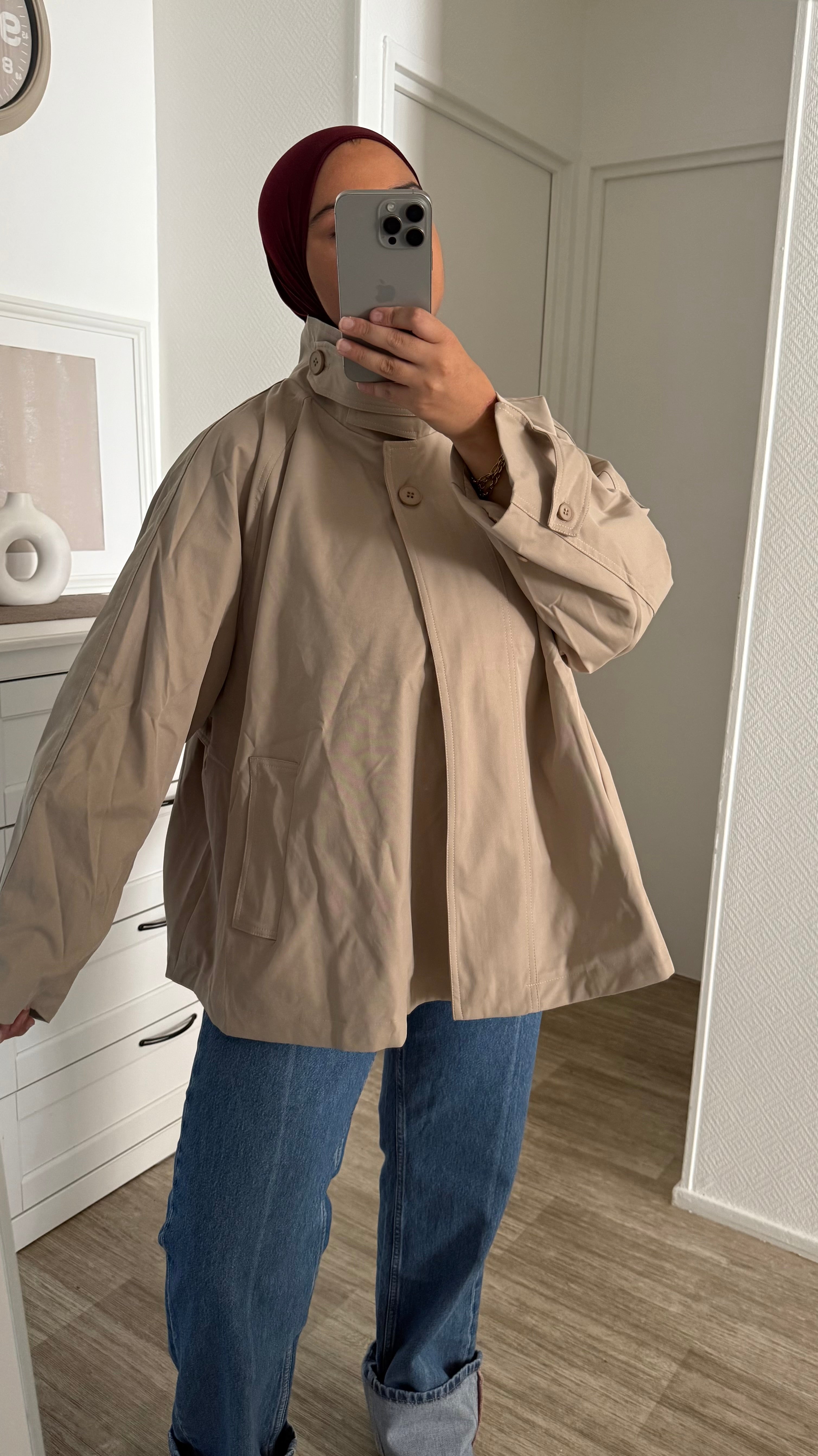 VESTE TRENCH BEIGE